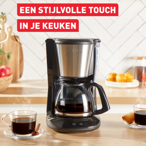 Tefal Subito RVS Filterkoffiezetter