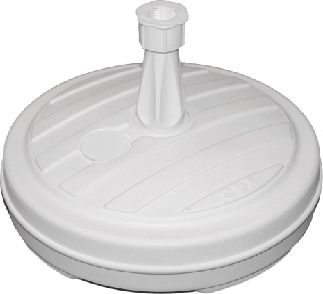 Parasolstandaard wit