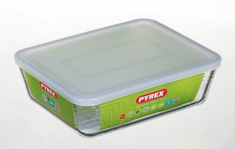 Pyrex Cook & Freeze schaal met deksel 22x17x6cm 1,5L