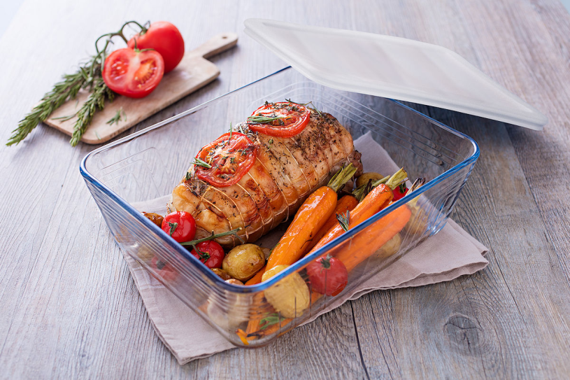 Pyrex Cook & Freeze schaal met deksel 27x22x9cm 4,0L