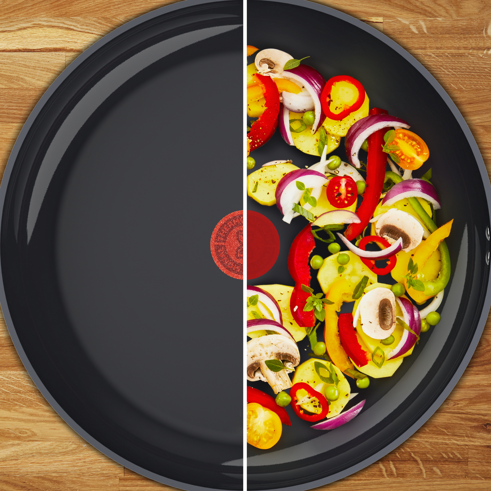 Tefal Change Black Keramische Koekenpan 24cm - Inductie