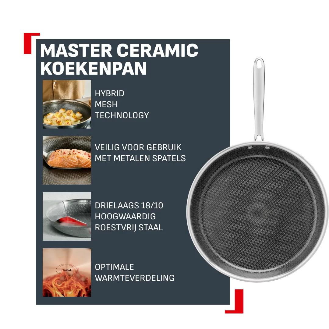 Tefal Master Ceramic Koekenpan 20cm