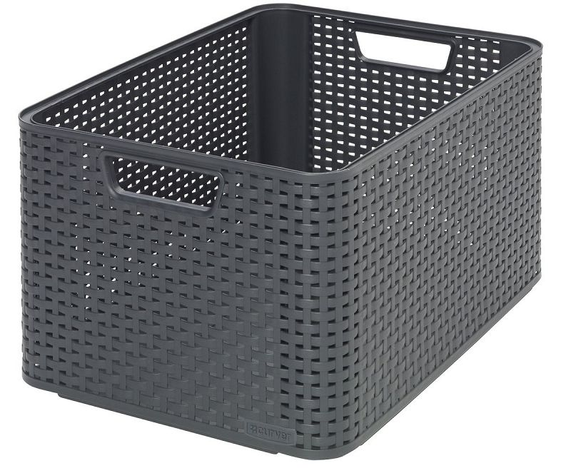 Curver Style mandje large antraciet