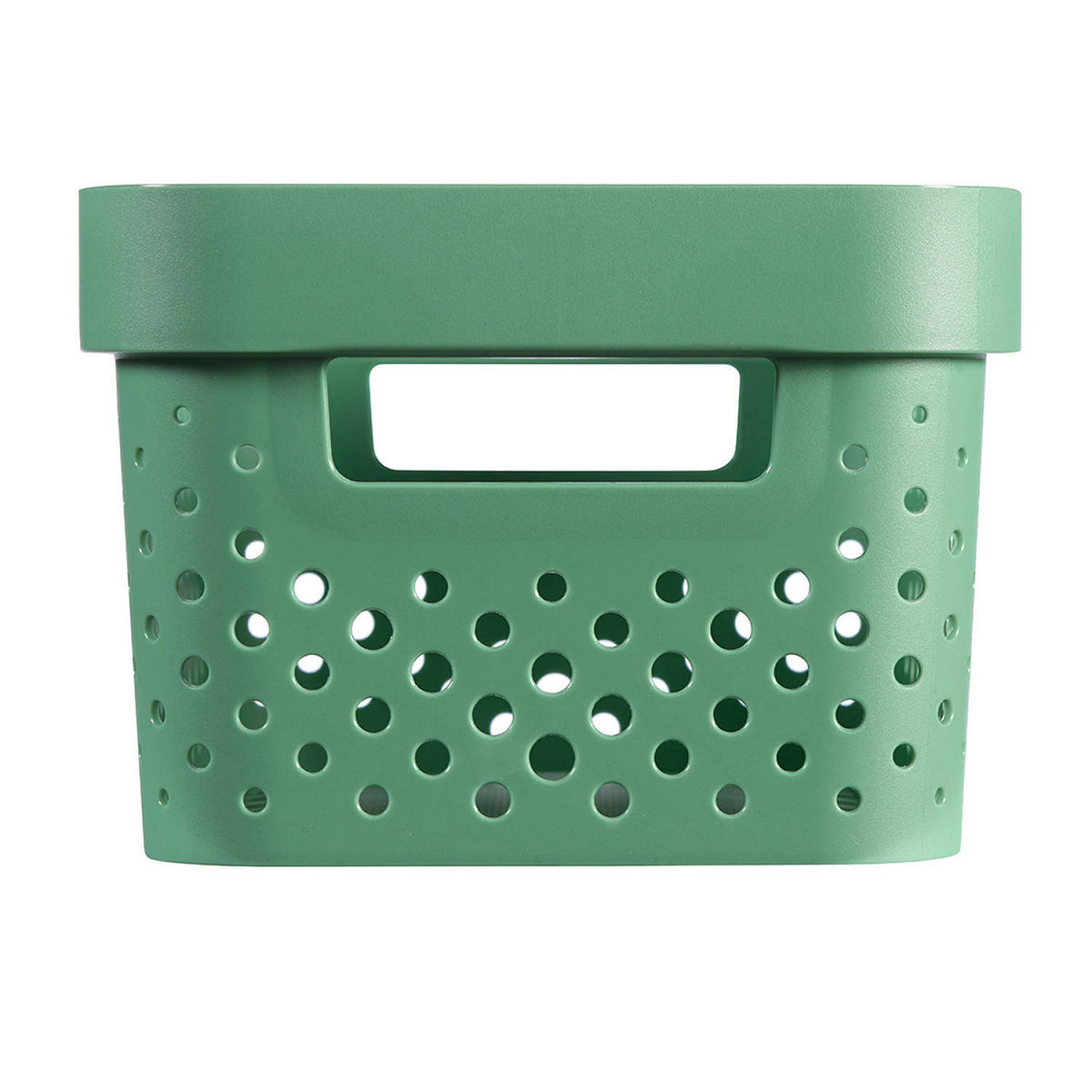 Curver Infinity Opbergbox dots 4,5L - 100% recycled z.groen