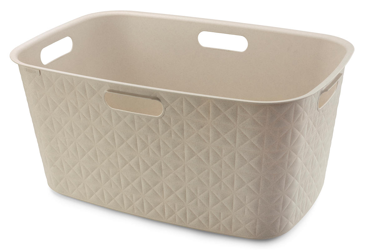 Curver Softex wasmand 45L - krijt wit