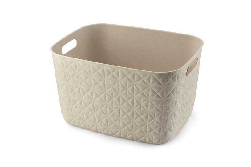 Curver Softex opbergmand Large - 19L - krijt wit