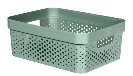 Curver Infinity Opbergbox dots 17L - groen