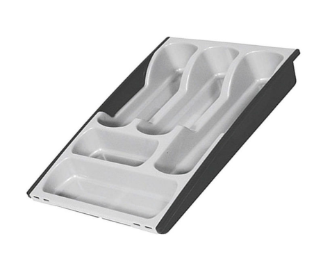 Curver bestekbak verstelbaar licht grijs / antraciet