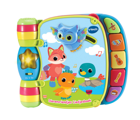 Vtech Dierenvriendjes Liedjesboek blauw
