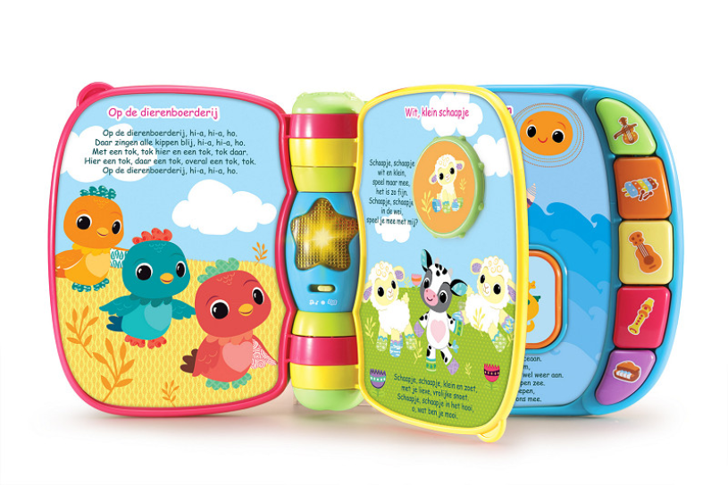 Vtech Dierenvriendjes Liedjesboek blauw