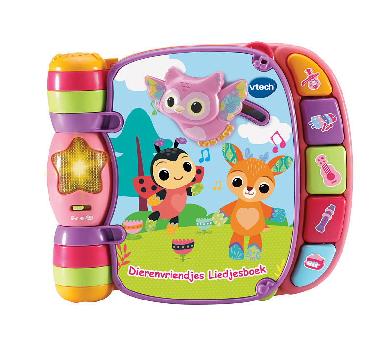 Vtech Dierenvriendjes Liedjesboek roze