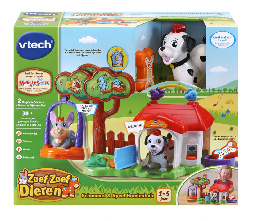 Vtech Zoef Zoef Dieren Schommel en Speel Hondenhok