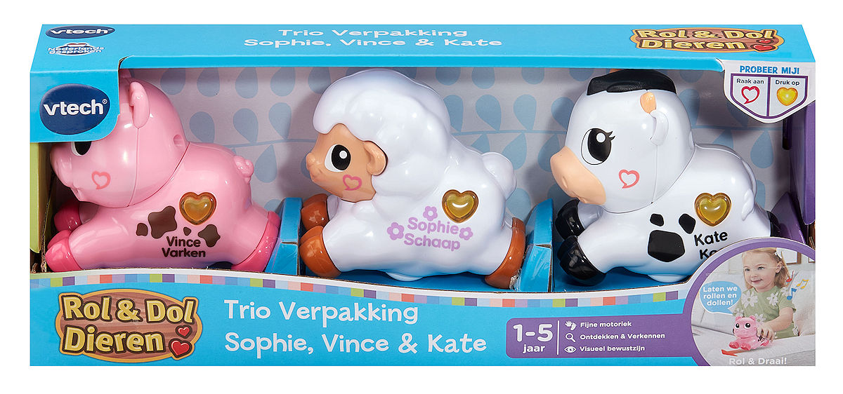 Vtech Rol en Dol Dieren - Trio Pak