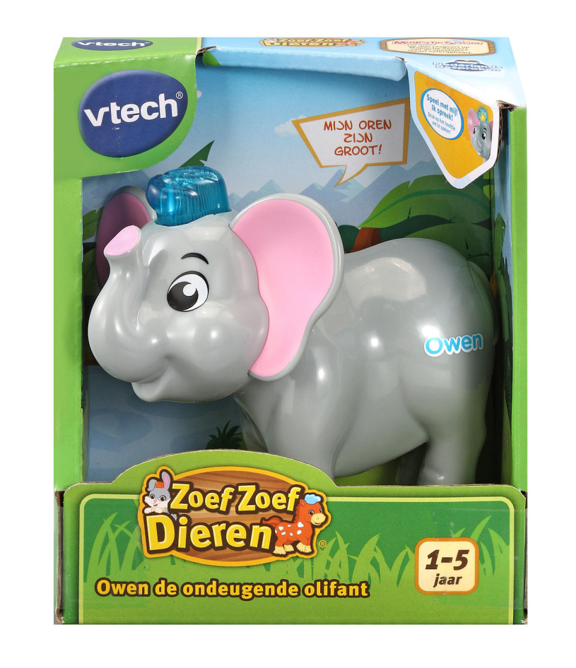 Vtech Zoef Zoef Dieren Owen de ondeugende Olifant