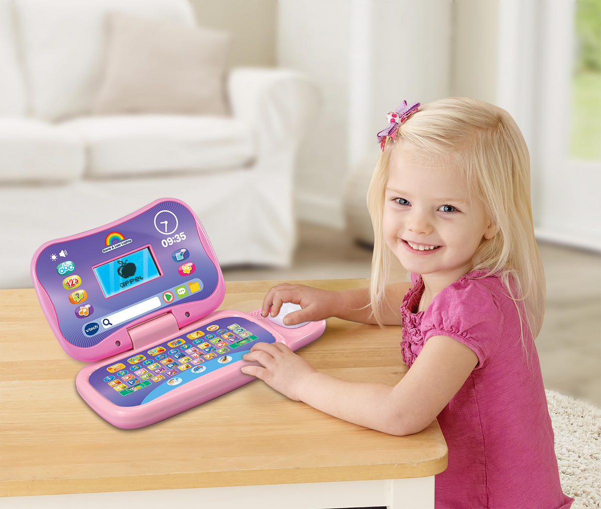 Vtech Game en Leer Laptop - Roze