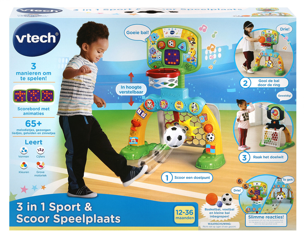 Vtech 3 in 1 Sport en Scoor Speelplaats