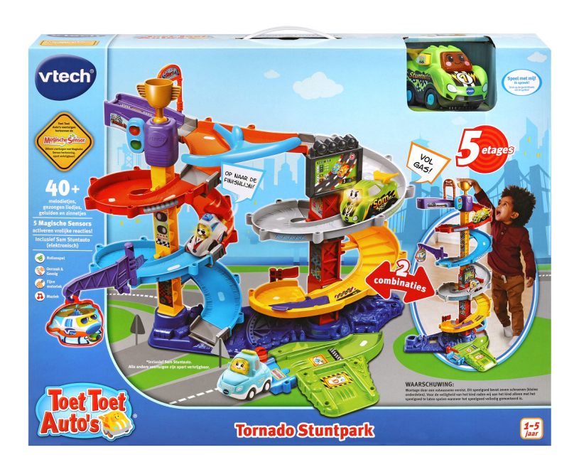 Vtech Toet Toet Auto's Tornado Stuntpark