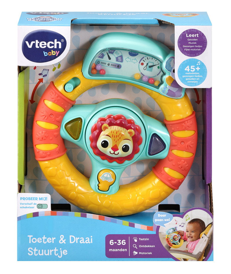 Vtech Toeter & Draai Stuurtje