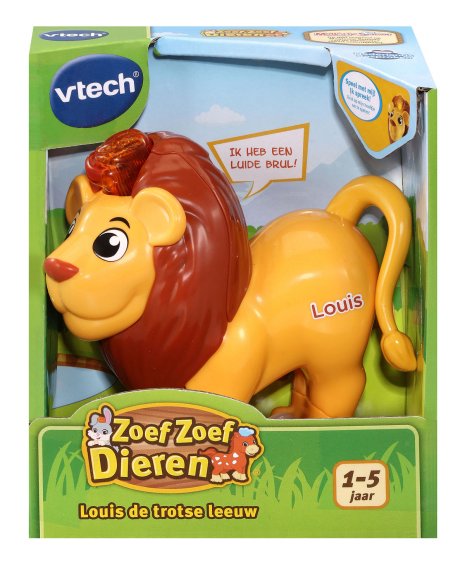 Vtech Zoef Zoef Dieren Louis de trotse Leeuw