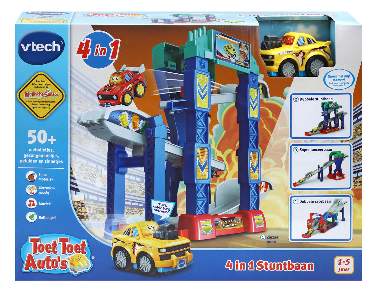 Vtech Toet Toet Autos Pro - 4 in 1 Stuntbaan