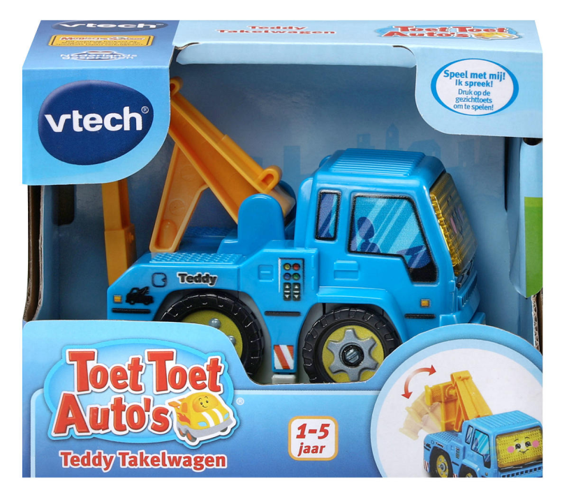 Vtech Toet Toet Auto Pro Series - Teddy Takelwagen