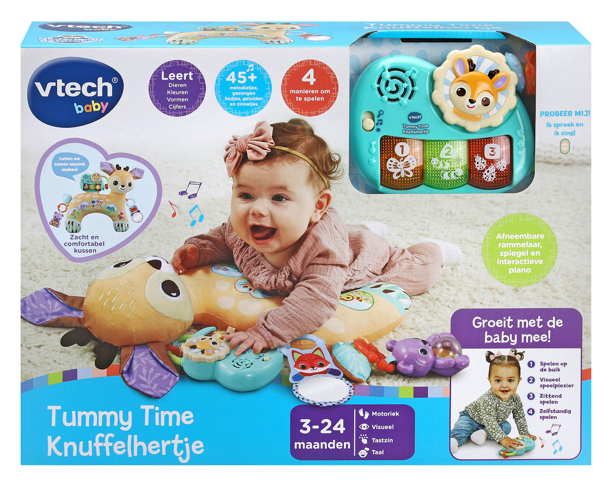 Vtech Tummy Time Knuffelhertje