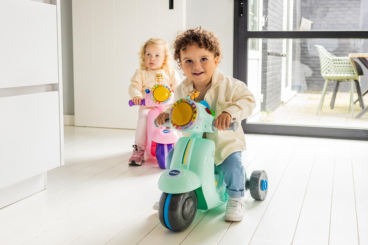 Vtech 2 in 1 Loopscooter - blauw