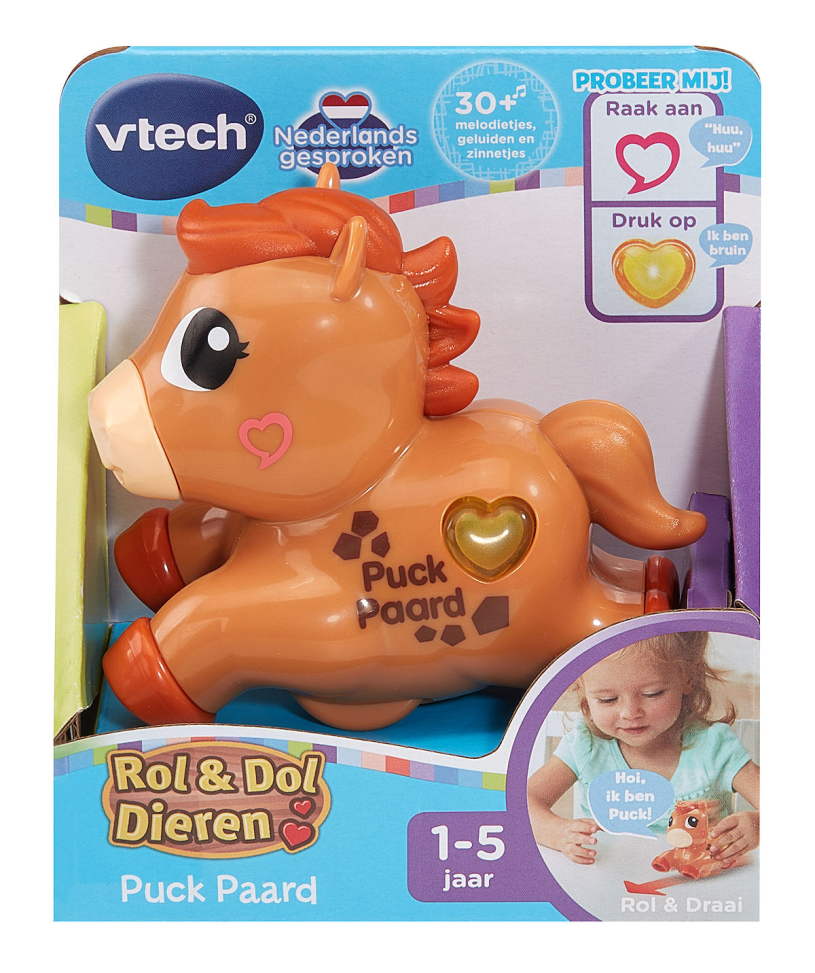 Vtech Rol en Dol Dieren - Puck Paard