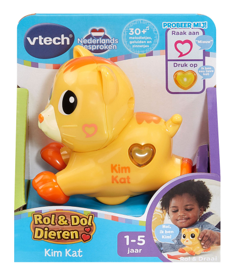 Vtech Rol en Dol Dieren - Kim Kat
