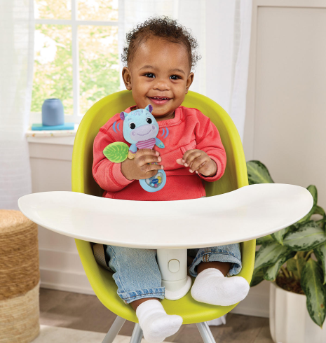 Vtech Dierenvriendjes Rammelaar - Nijlpaard Blauw