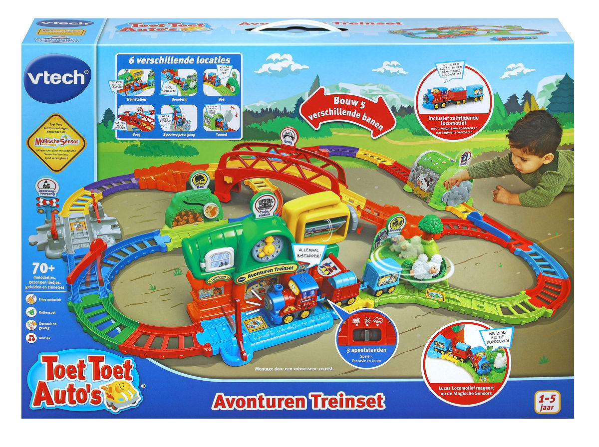Vtech Toet Toet Avonturen Treinset (incl. Lucas Locomotief)