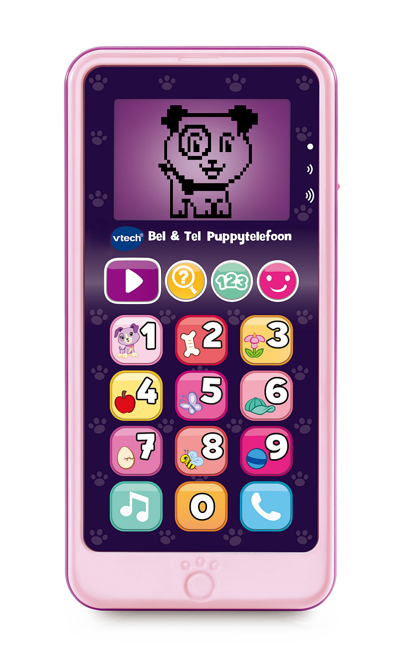 Vtech Bel en Tel Puppytelefoon roze