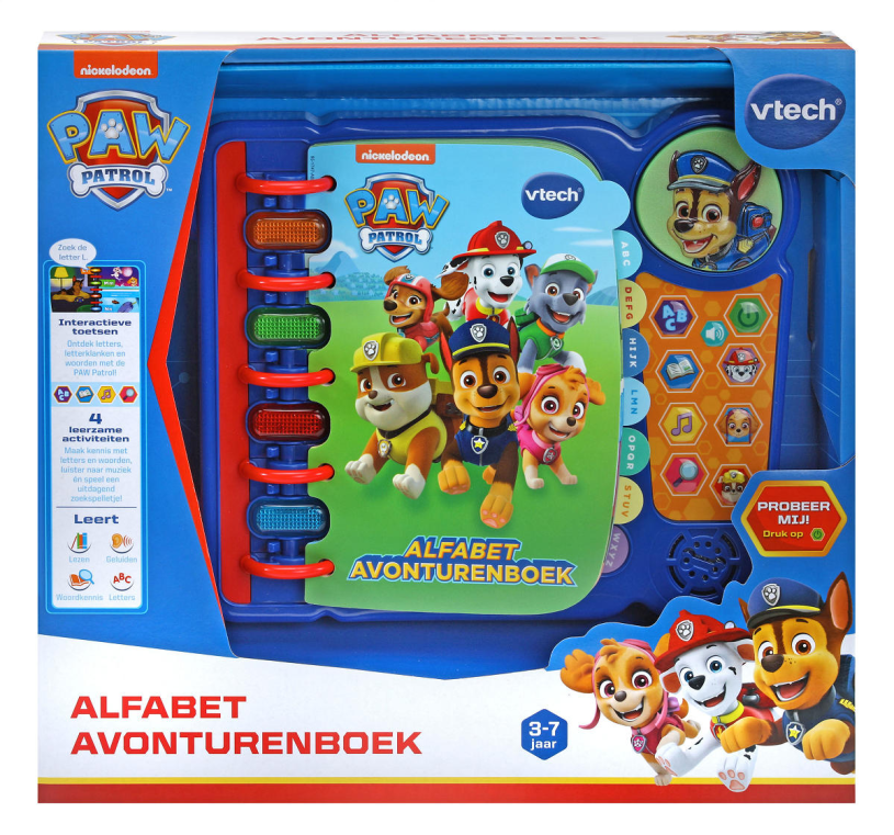 Vtech PAW Patrol - Alfabet Avonturenboek