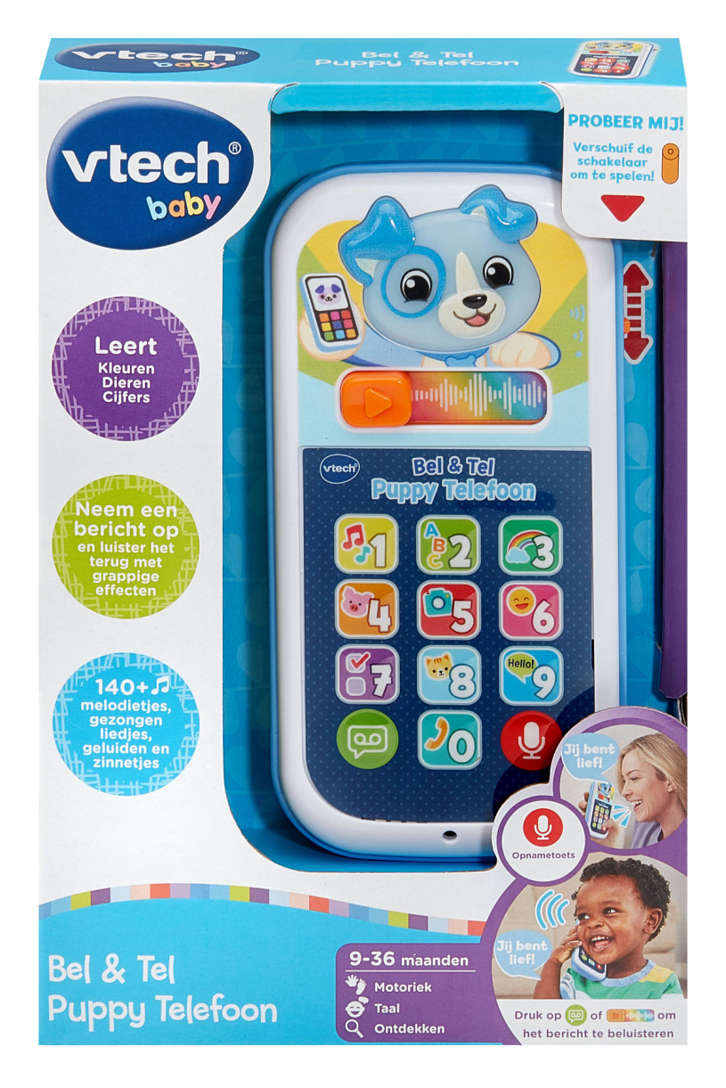 Vtech Bel & Leer Puppytelefoon