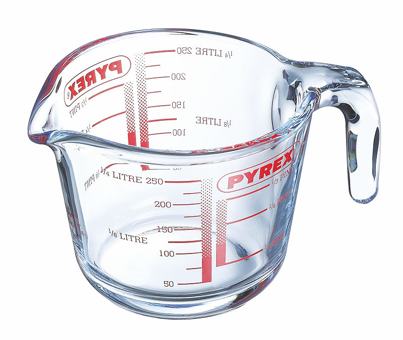 Pyrex Classic maatbeker 0,25L