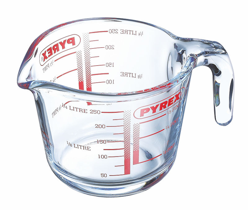 Pyrex Classic maatbeker 0,25L