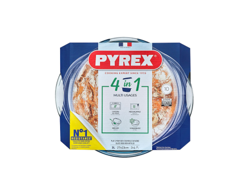 Pyrex Essential ovenschaal met deksel 29x23x14cm 3,2L