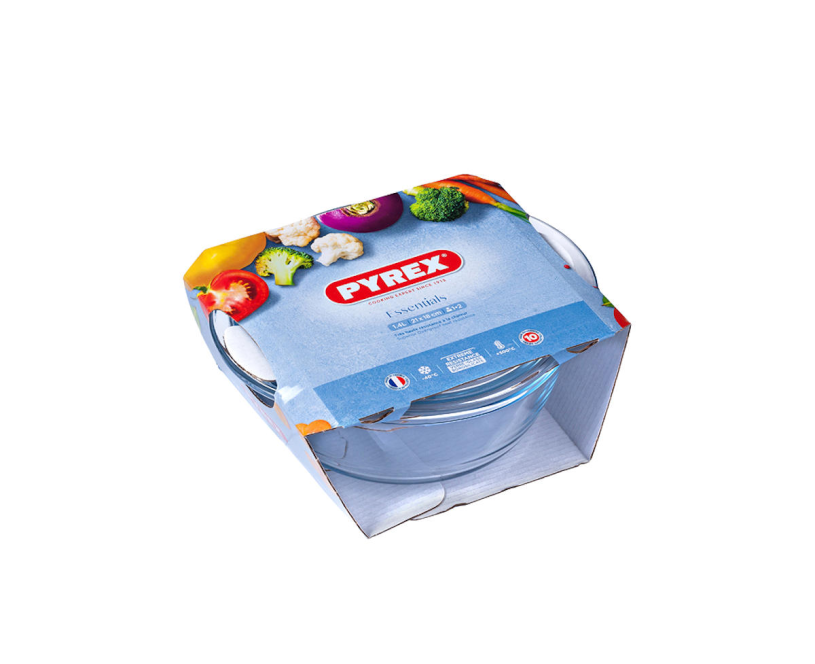 Pyrex Essential ovenschaal met deksel 22x17x10cm 1,4L