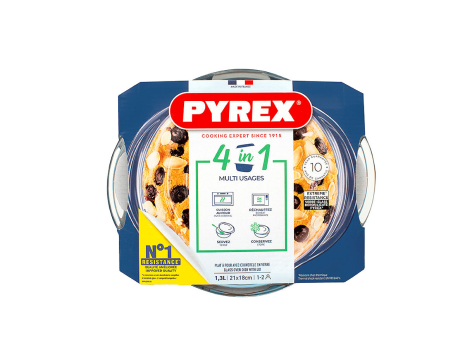 Pyrex Essential ovenschaal met deksel 22x17x10cm 1,4L