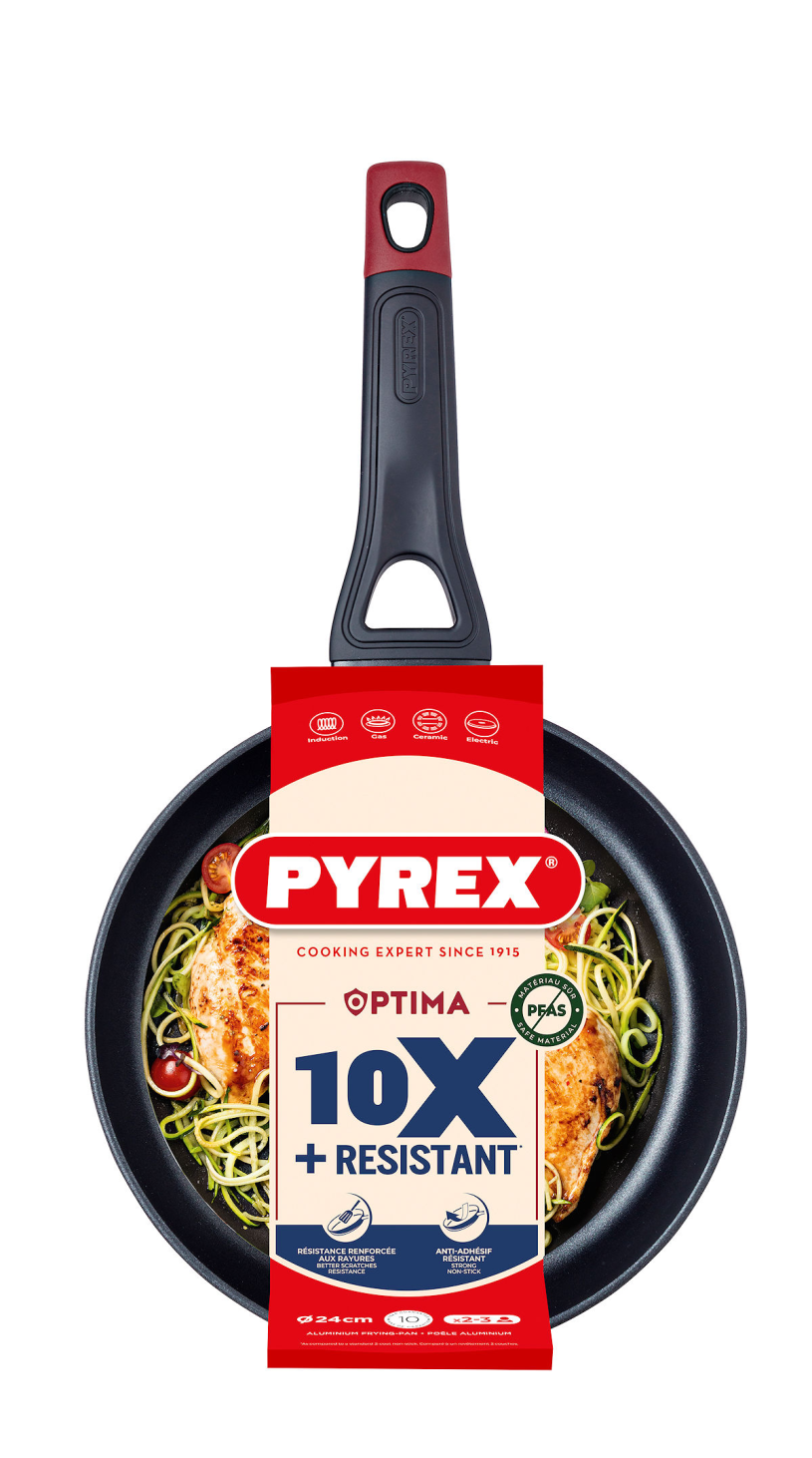 Pyrex Optima+ Induction Koekenpan 24cm