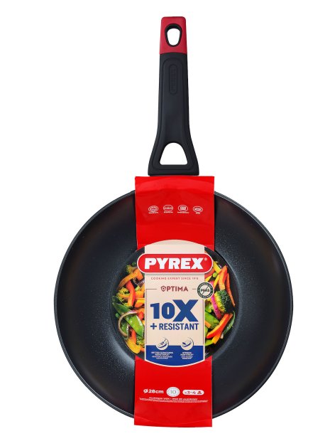 Pyrex Optima+ Induction Wok 28cm