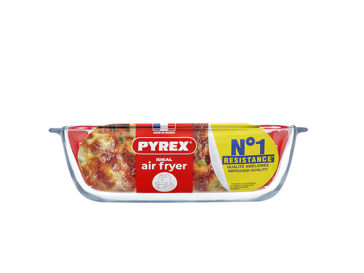Pyrex Airfryer ovenschaal vierkant 25x22x7cm 2.2L