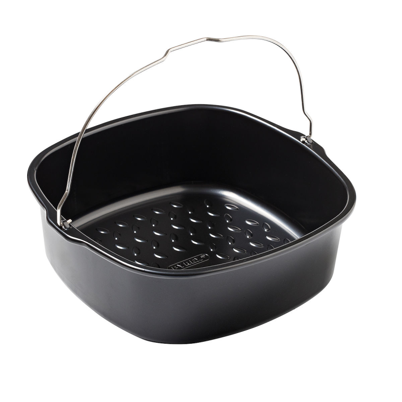 Pyrex Airfryer ovenschaal metaal vierkant 22x21x7,5cm 1,9L
