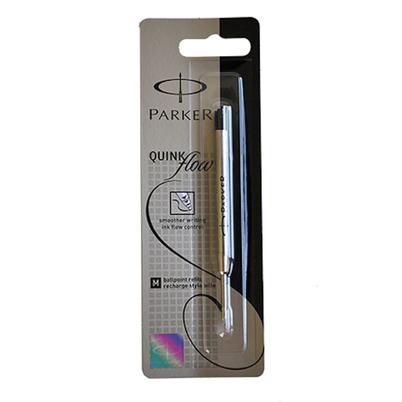 Parker balpen vulling zwart medium