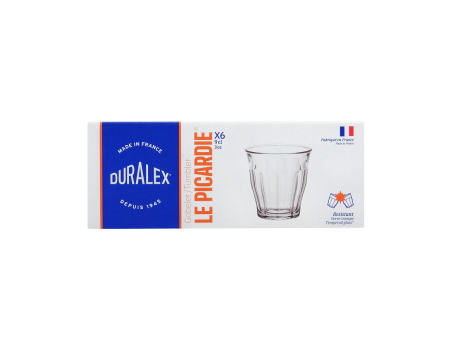 Duralex Picardie glas 9cl - 6 stuks