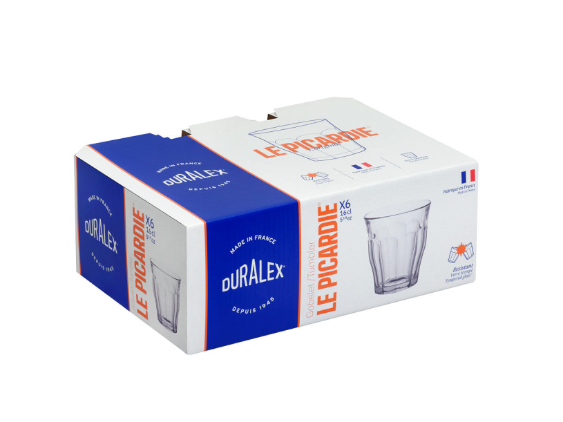 Duralex Picardie glas 16cl - 6 stuks
