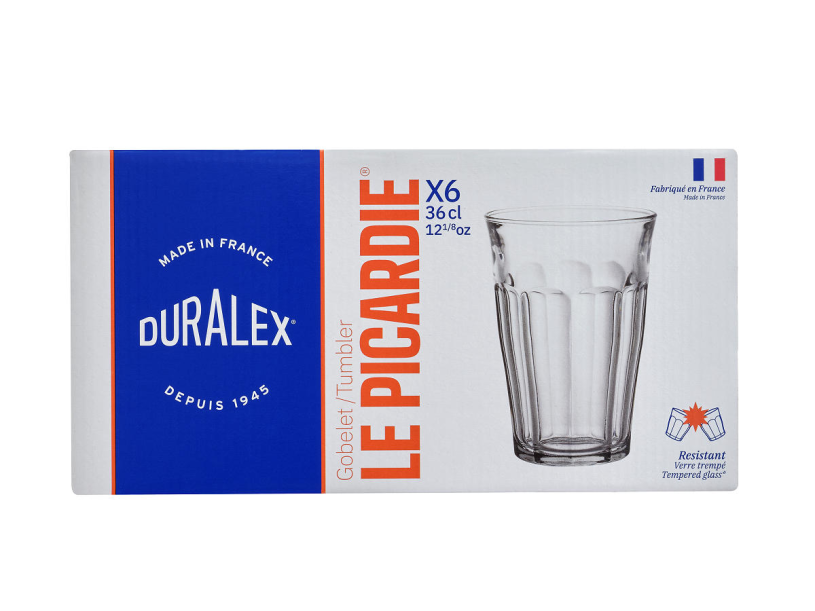 Duralex Picardie glas 36cl - 6 stuks