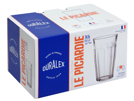 Duralex Picardie glas 50cl - 6 stuks