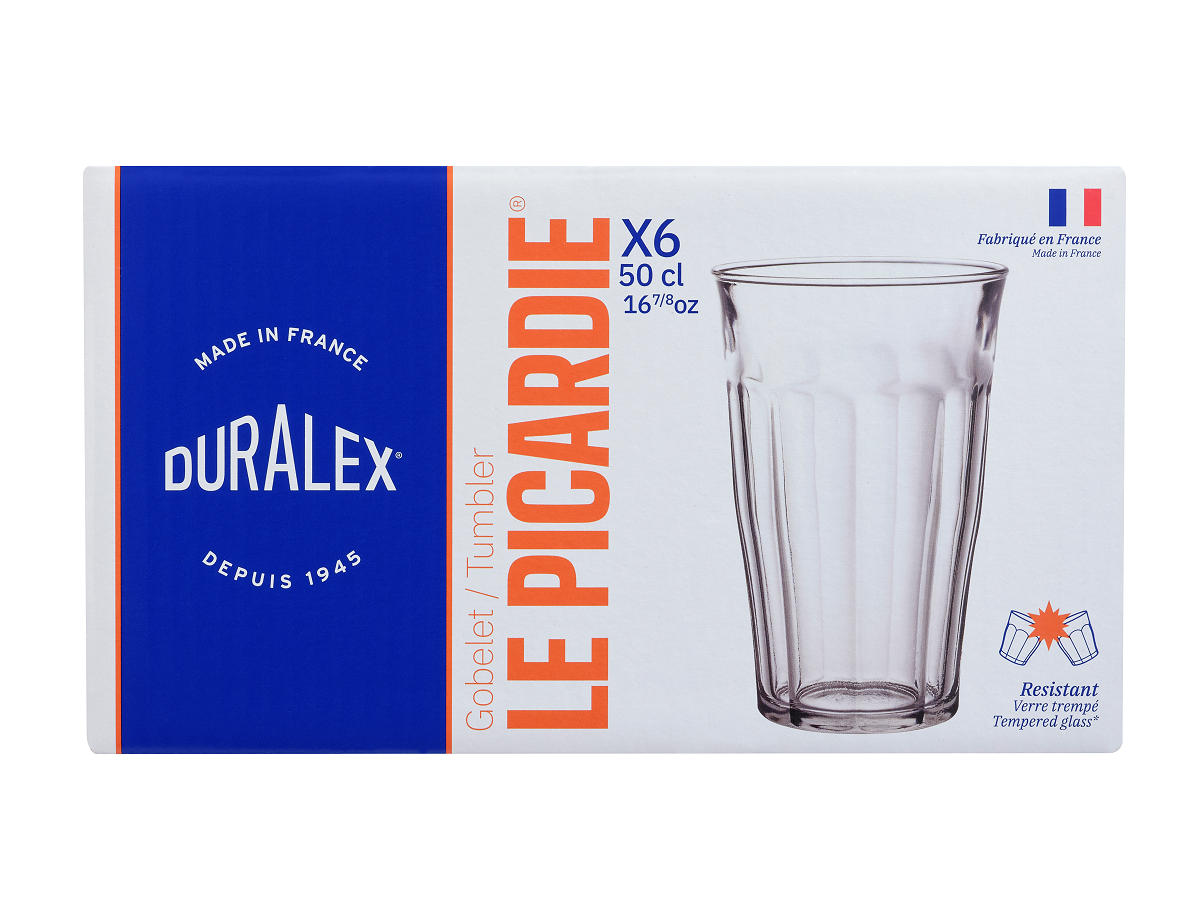 Duralex Picardie glas 50cl - 6 stuks