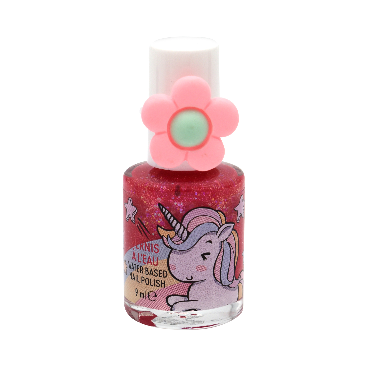 Unicorn nagellak met ring assorti